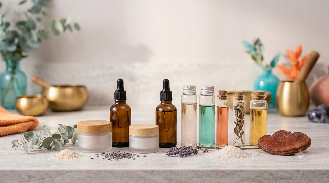 Plant-based skincare formulated in house